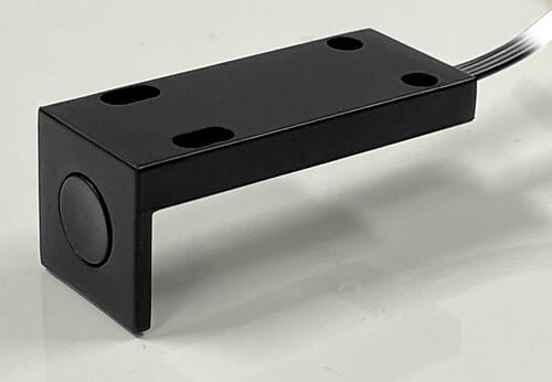 LED-vinkelbryter Vario 2D svart 12V 3A forfra