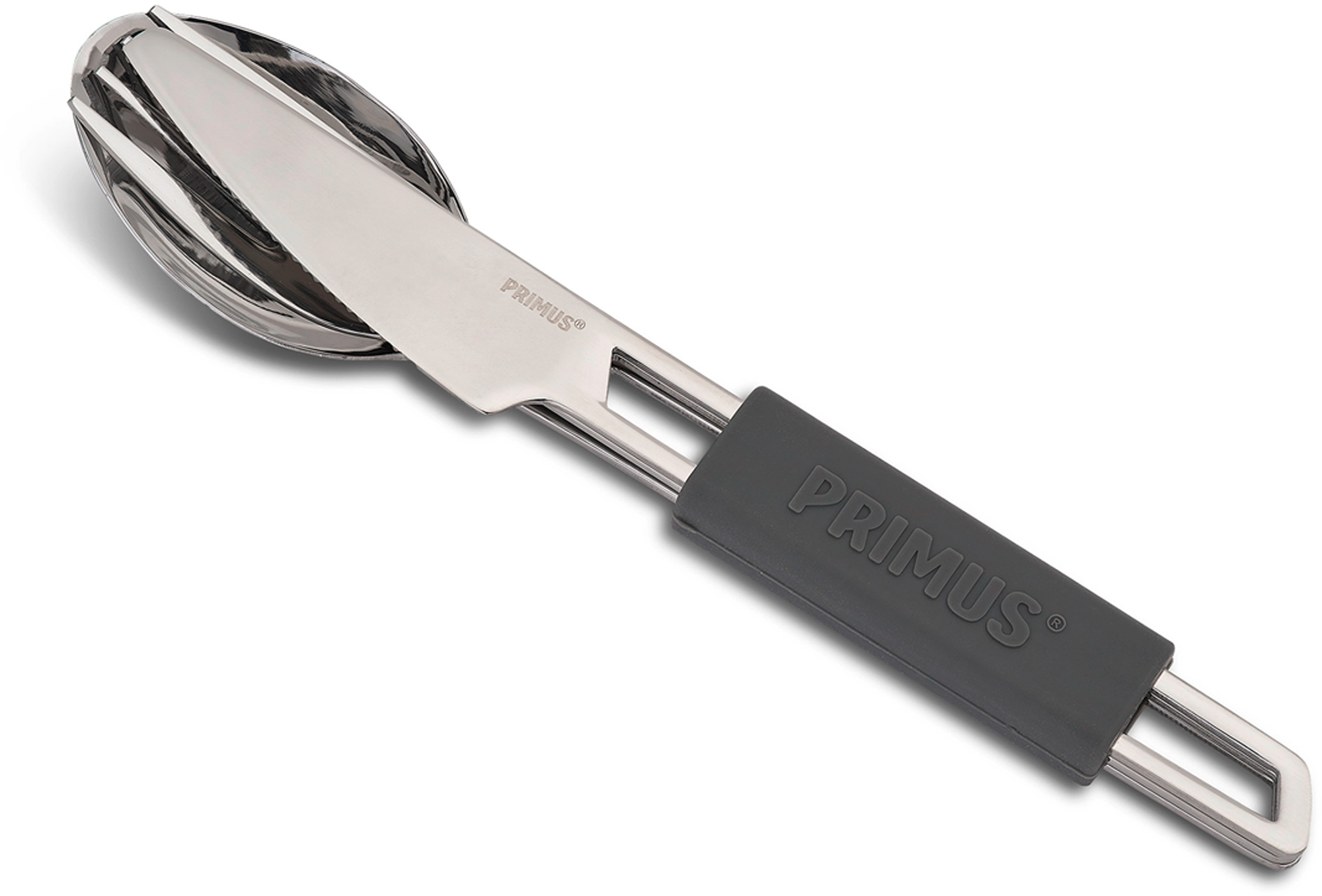 Leisure Cutlery bestikksett 3 deler rustfritt stål - Primus sett med kniv, gaffel og skje i rustfritt stål