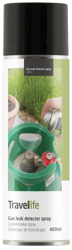 Lekkasjesøkespray for gassanlegg 400 ml - Travellife for sikker gasskontroll