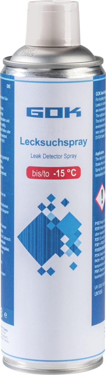 Lekkasjesøkespray for gassanlegg 400 ml - GOK forfra