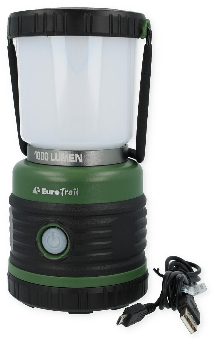 Leon oppladbar campinglykt 1000 lumen med powerbank front