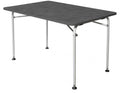 Lett campingbord antrasitt aluminium 80 kg kapasitet Isabella sett forfra