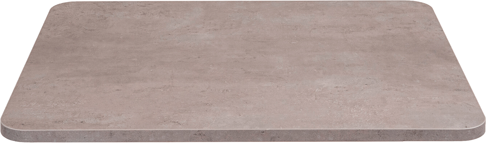 Lettvektsbordplate betongutseende 800x450 mm VierTec forfra
