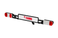 Licence Plate Carrier skiltlykt aluminium 131 cm forfra
