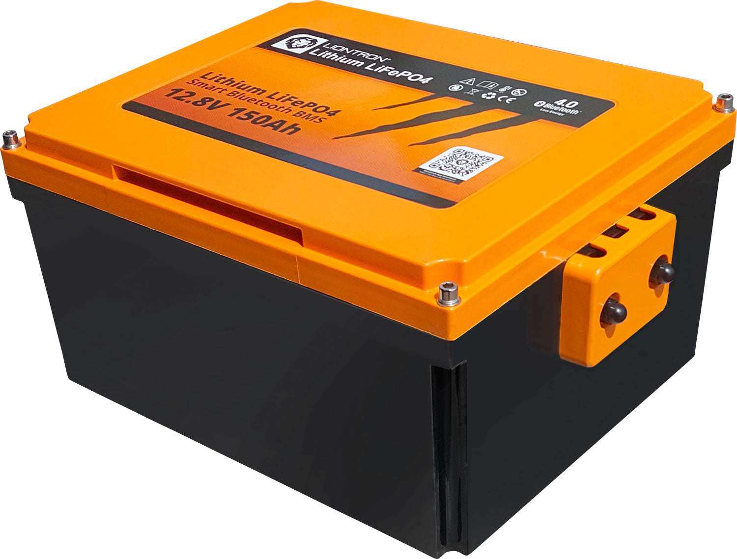LiFePO4 Arctic litiumbatteri 12V 150Ah Bluetooth BMS - Liontron forfra