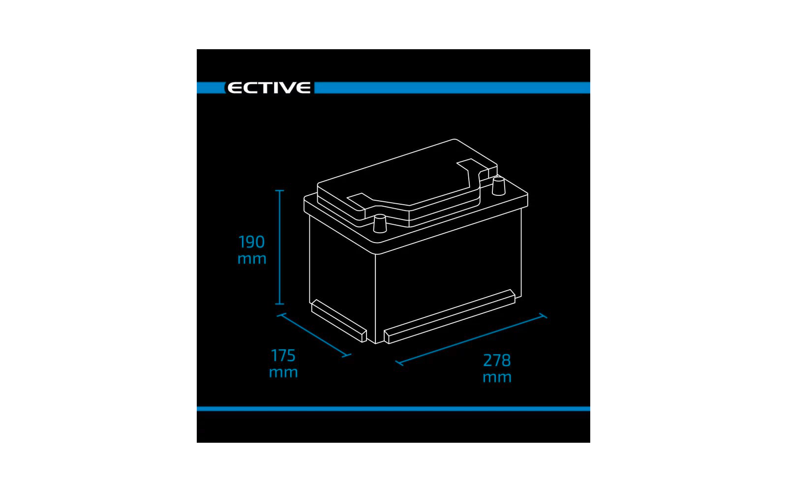 LiFePO4-batteri LC S LT 12V 105 Ah 1344 Wh bakside
