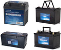 LiFePO4-batteri Li100BT-H 100Ah med BMS og Bluetooth forfra