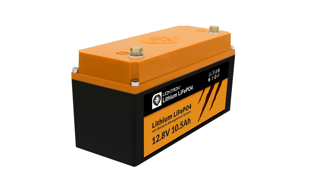 LiFePO4 batteri LX 12,8V 10,5Ah 1,65 kg - Liontron nærbilde