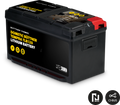 LiFePO4 batteri Tempra TLB120 12V 120Ah fra Dometic sett forfra