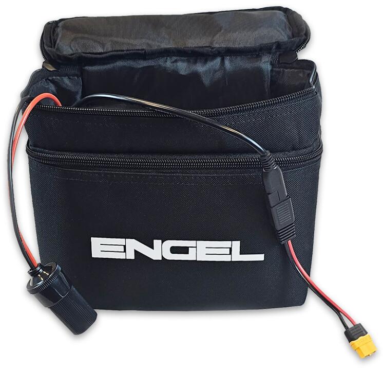 LiFePO4 batteripakke 12V 24Ah 3,3 kg for kjøleboks Engel forfra
