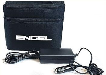 LiFePO4 batteripakke 12V 24Ah 3,3 kg for kjøleboks Engel bakside