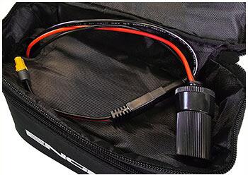 Detalj av LiFePO4 batteripakke 12V 24Ah 3,3 kg for kjøleboks Engel