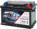 LiFePO4 forbruksbatteri 12V 110Ah med Bluetooth og varme forside