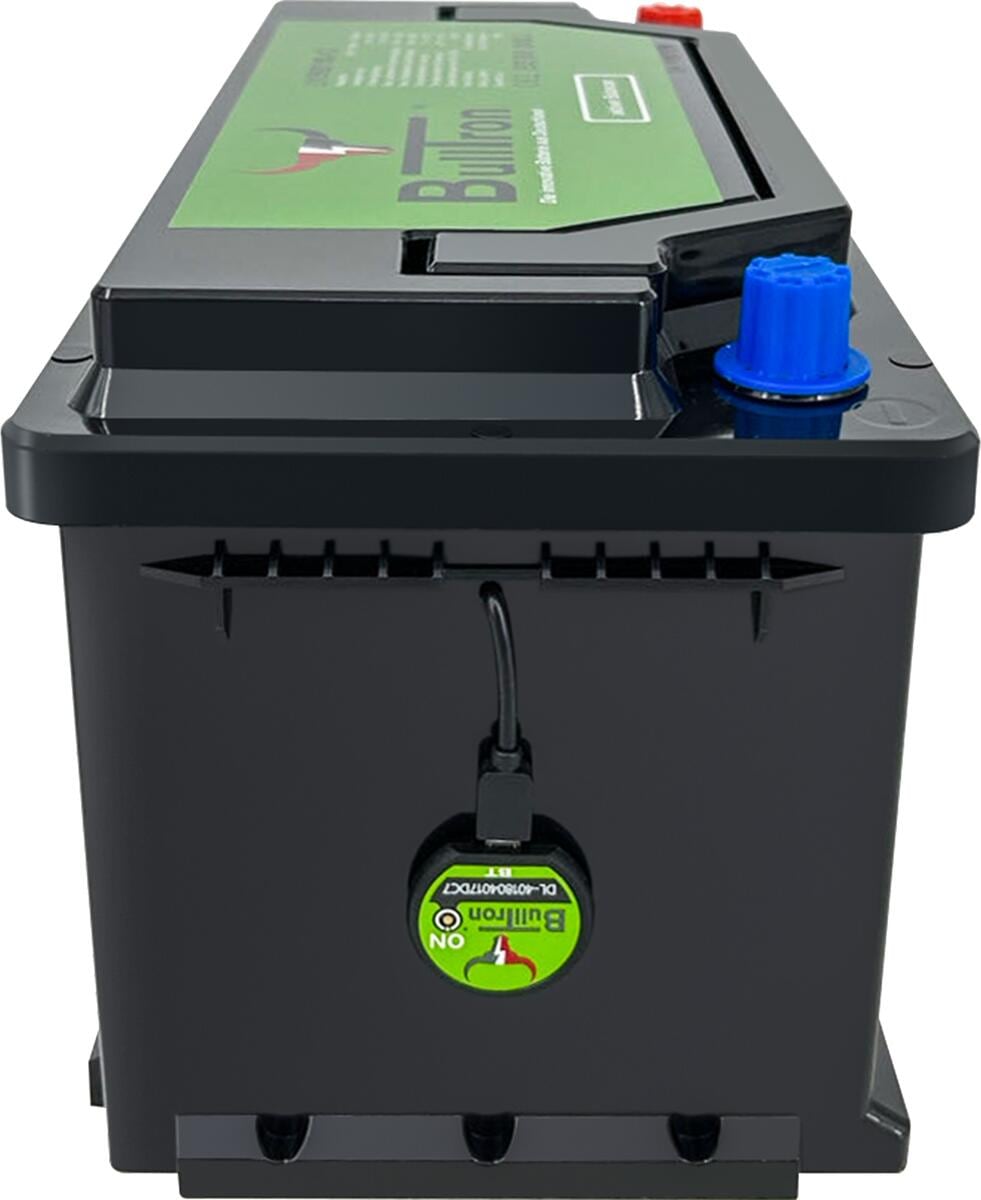 LiFePO4 lithium-batteri 150Ah 12.8V med Smart BMS og Bluetooth i bruk