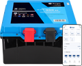 LiFePO4 litium undersetesbatteri Pro 300 Ah 12V med Bluetooth og varme forfra
