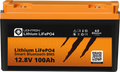 LiFePO4 litiumbatteri 12V 100Ah med Bluetooth - Liontron for campingbruk