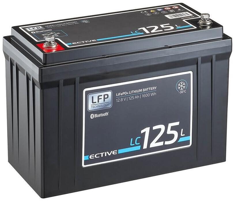 LiFePO4 litiumsbatteri LC LT 12V lavtemperatur montert i campingvogn