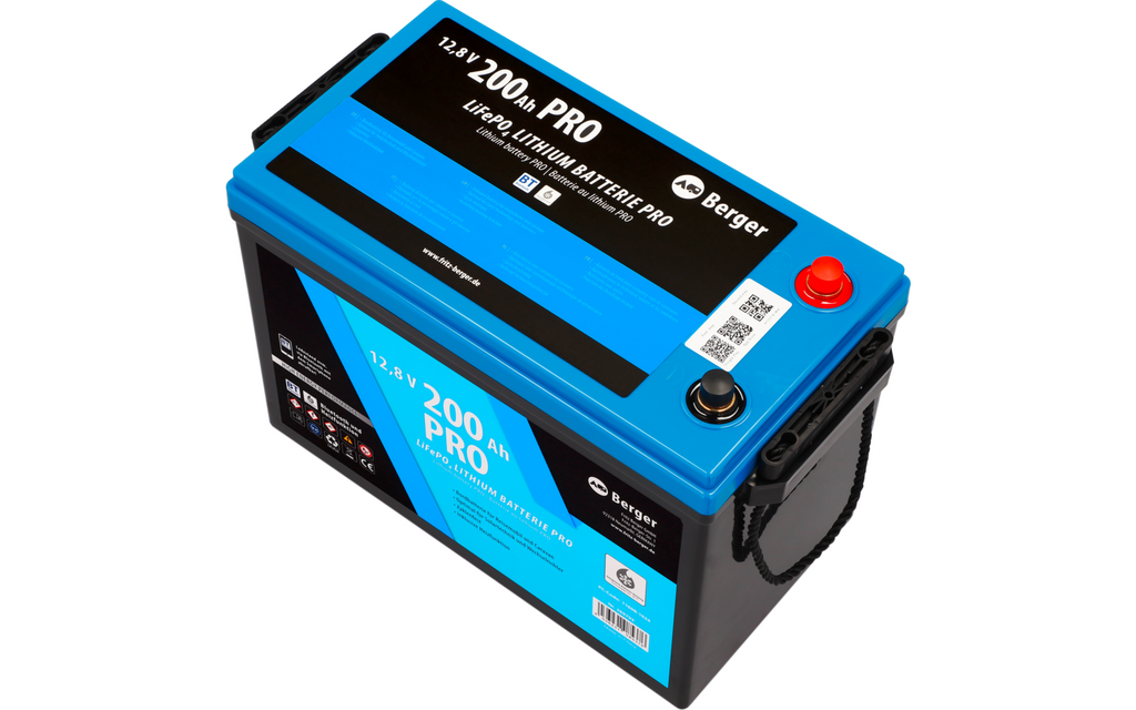 Batteri med varmefunksjon LiFePO4 litiumsbatteri Pro 200 Ah 12V