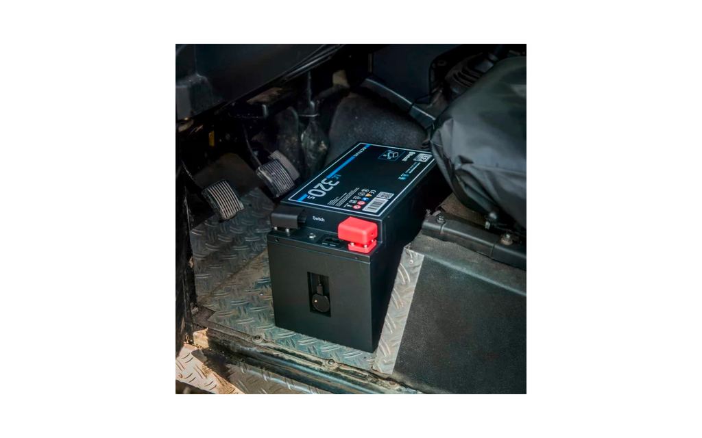 LiFePO4 undersete-batteri LC S LT 12V 320 Ah 4096 Wh bakside