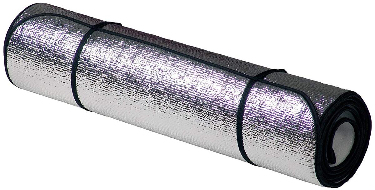 Liggeunderlag alu 190x60 cm med strikk fra Origin Outdoors forfra