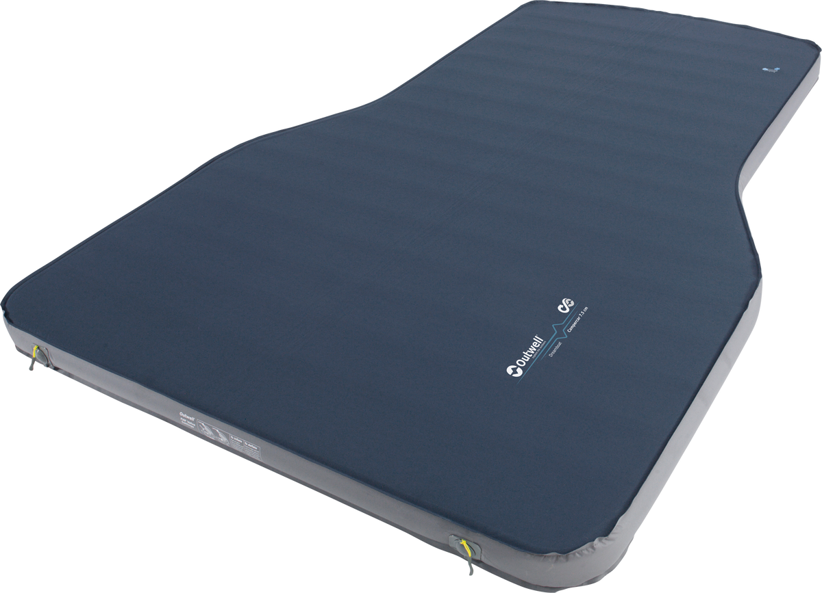 Liggeunderlag Dreamboat Campercar for Tesla Y/Skoda Enyaq - Outwell sett ovenfra i fargen Night Blue