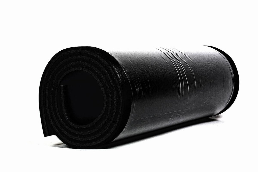 Liggeunderlag ECO 200x55x1 cm svart BasicNature nærbilde av skum
