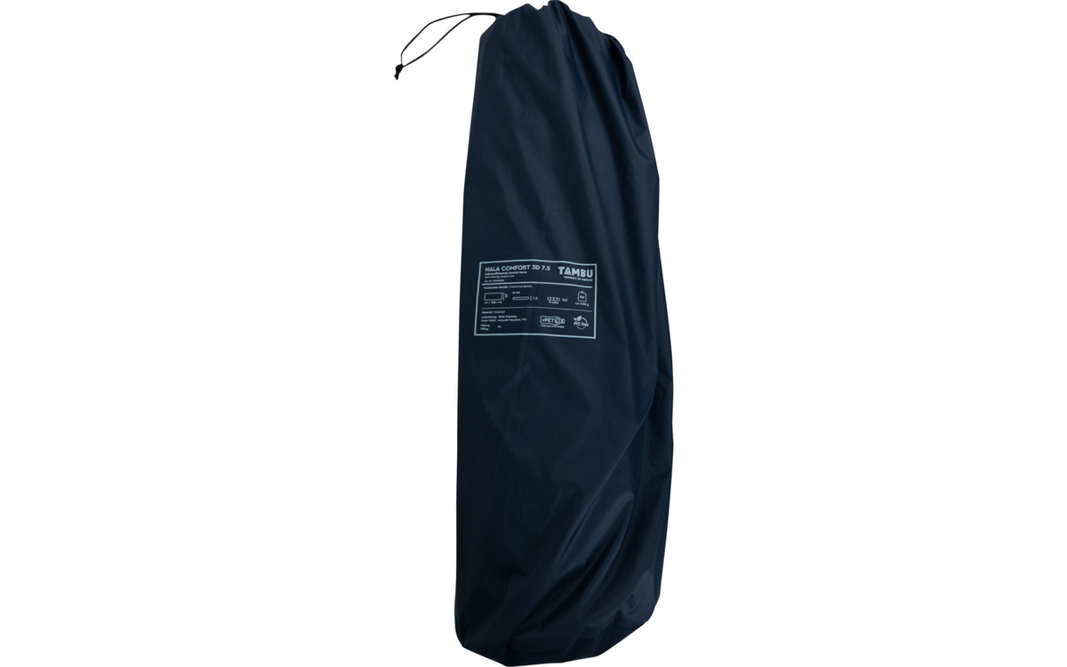 Liggeunderlag Nala Comfort 3D 7.5 selvoppblåsende 198 x 68 cm - Tambu pakket i bærepose