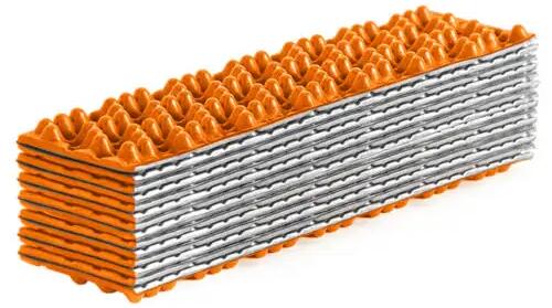 Liggeunderlag Switchback skumcelle R2, oransje bakside