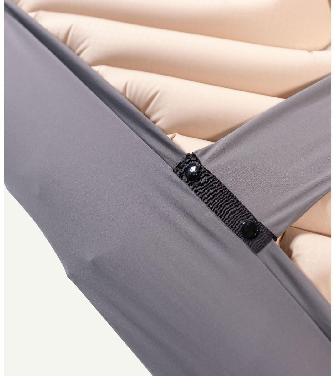 Liggeunderlag-trekk V Sheet i stretch-polyester detalj av materiale