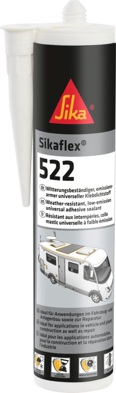 Lim- og tetningsmiddel Sikaflex 522 STP 100 ml hvit for tetting og liming