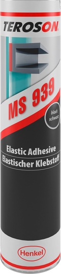Lim- og tettemiddel MS 939 elastisk 290 ml svart - Teroson for elastisk tetting