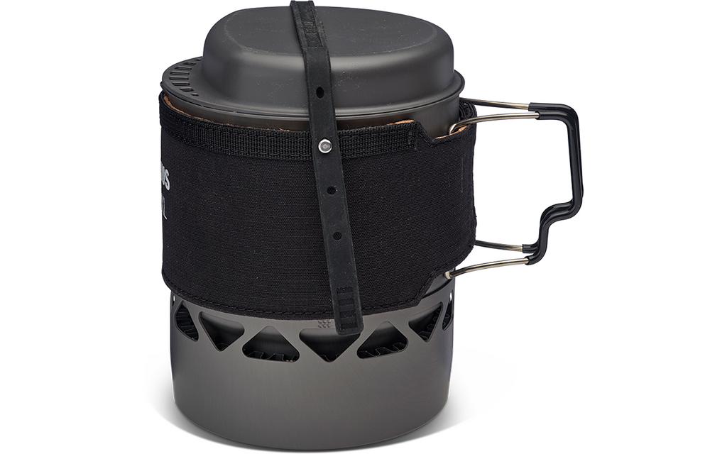 Lite XL Pot II campinggryte 1,0 l aluminium med varmeveksler detalj med lokk