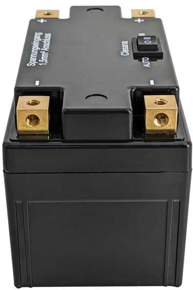 Lithium batterisett 6Ah 12V for Clesana C1 med strømstyring bakside