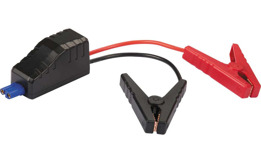 Nærbilde av LED-lys på Lithium Jump Starter LJS500 starthjelpbank