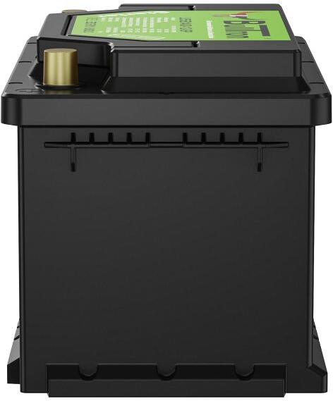 Montert Lithium startbatteri LiFePO4 55Ah 12V, 6 kg - BullTron