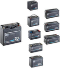 Lithiumbatteri BT 12V LiFePO4 med Bluetooth-overvåking - ECTIVE forfra