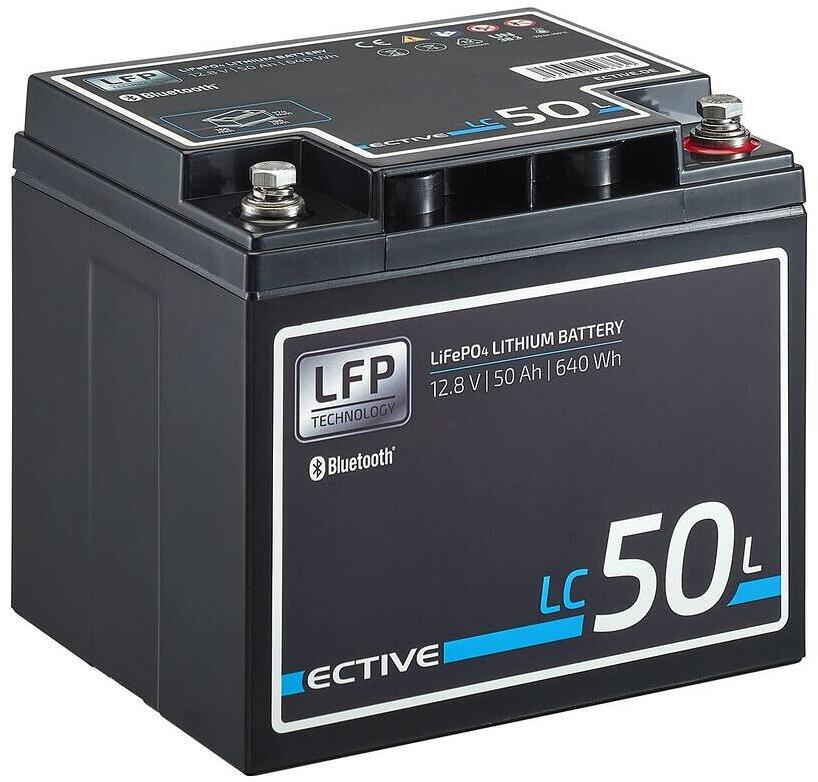 Detalj av Lithiumbatteri BT 12V LiFePO4 med Bluetooth-overvåking - ECTIVE