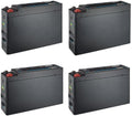 Lithiumbatteri LC LT Slim 12V LiFePO4 med BMS og Bluetooth forfra