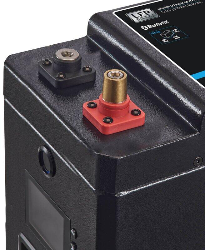Bluetooth-funksjon på Lithiumbatteri LC LT Slim 12V LiFePO4 med BMS og Bluetooth