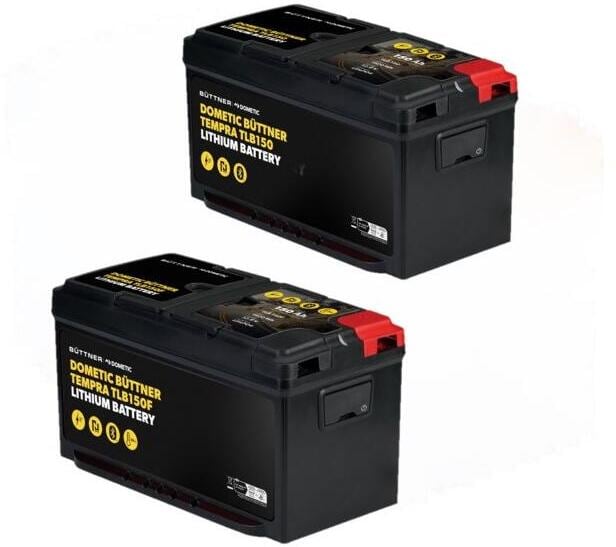 Lithiumbatteri Tempra HDP 100-150 Ah 12V med BMS forfra