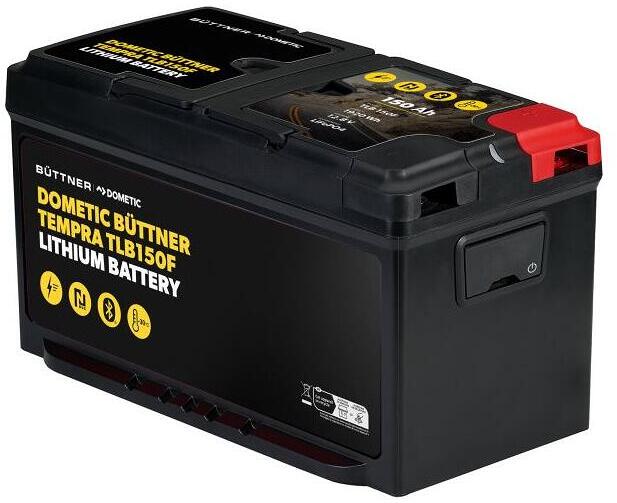 Detalj av Lithiumbatteri Tempra HDP 100-150 Ah 12V med BMS