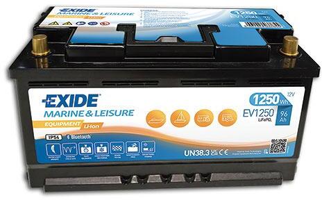 Litium-ion-batteri Marine & Leisure EV 12V med app - Exide detaljert visning