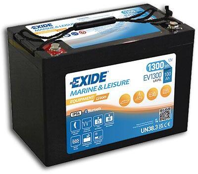 Litium-ion-batteri Marine & Leisure EV 12V med app - Exide montert