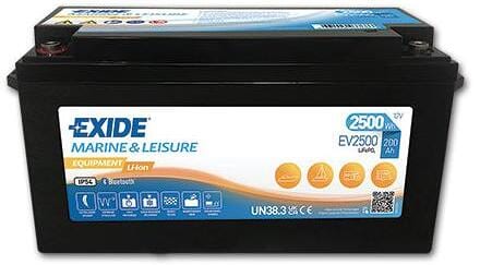 Litium-ion-batteri Marine & Leisure EV 12V med app - Exide med app skjermbilde