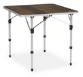 Livenza campingbord 65 x 65 cm høydejusterbart forfra