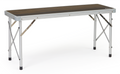 Livenza sammenleggbar sittebenk aluminium forfra