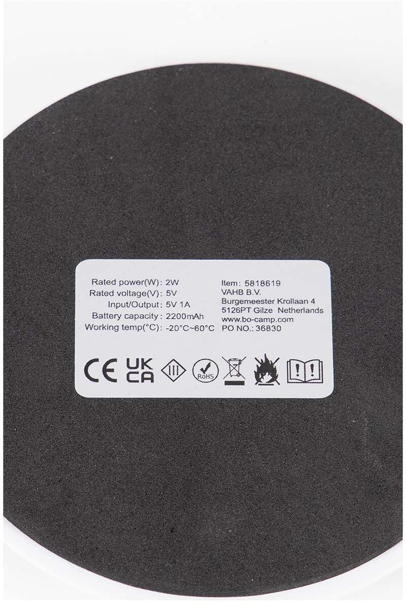 Locronan oppladbar LED-bordlampe 100 lm h25 cm detalj av lampeskjerm