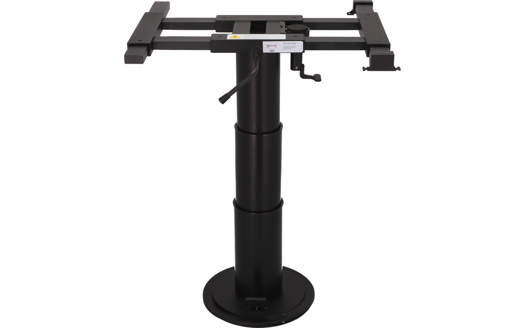 Løftbart bordunderstell frittstående 35,9-73,4 cm bakside