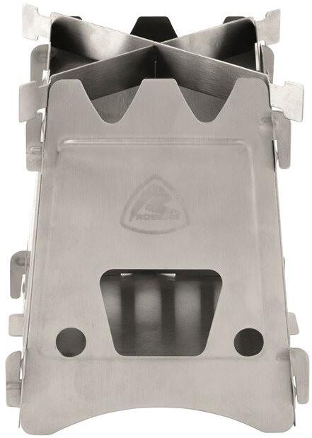 Logger vedovn i rustfritt stål 359 g forfra