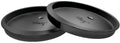 Lokk med drikkehull for magnetglass 2-pk 8,1cm silwy forfra
